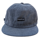 People Small Quad Logo Strapback Hat - People Skate and Snowboard
