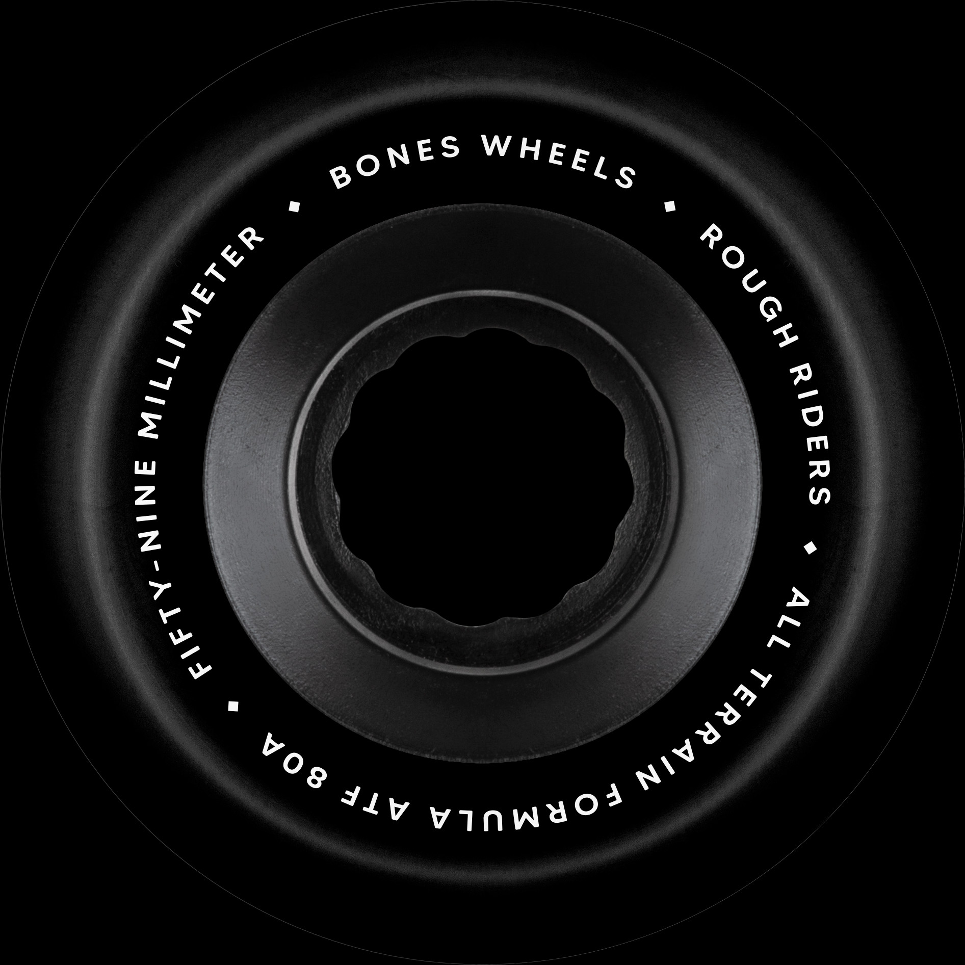 Bones ATF Rough Rider Skull & Bones Cruiser Skateboard Wheels 56mm - People Skate and Snowboard