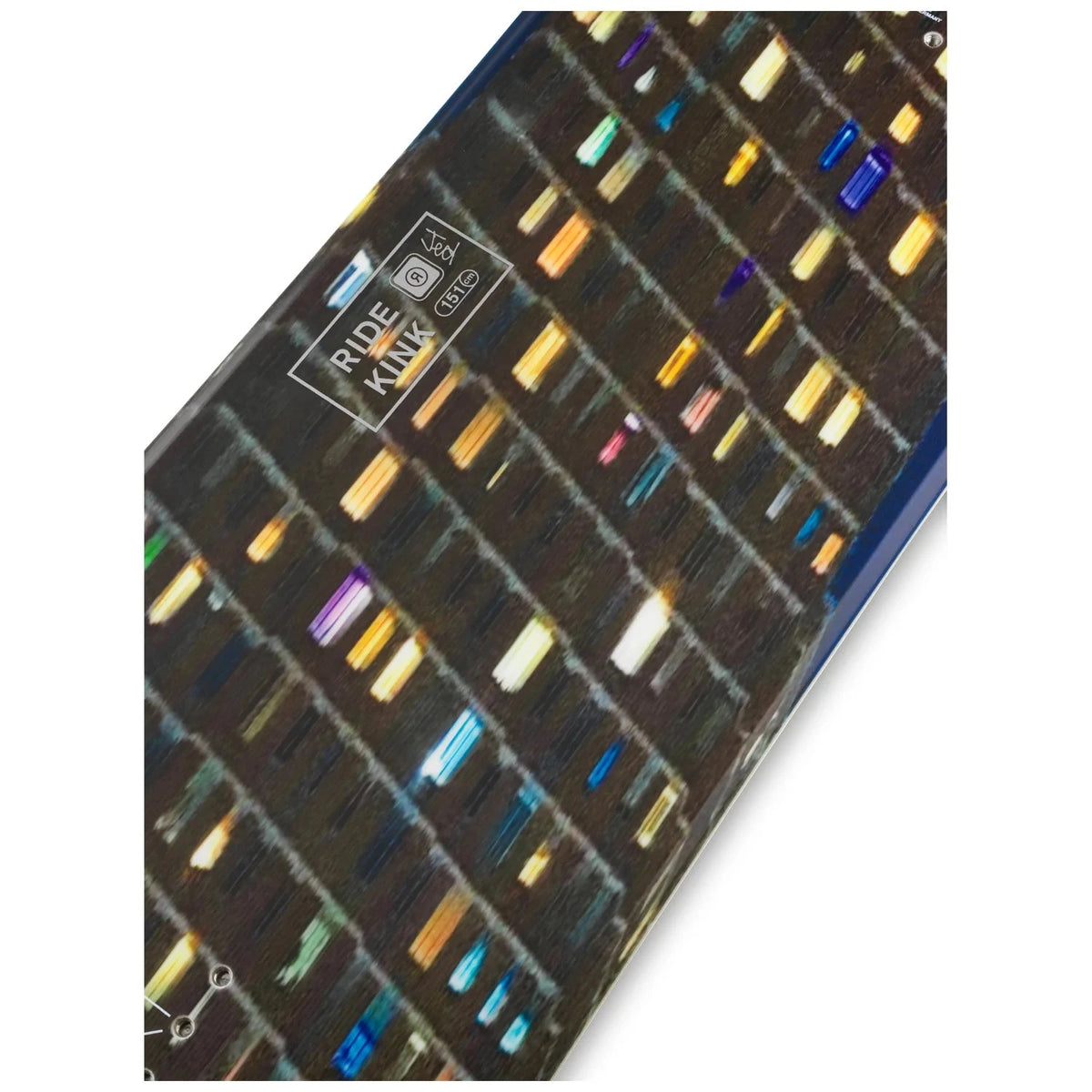 RIDE Kink 2027 snowboard – topsheet graphic detail