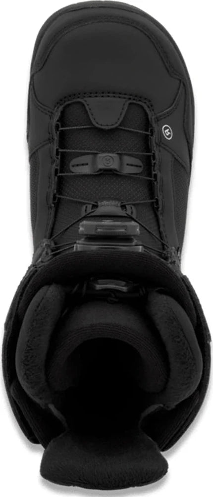 RIDE Sage Black 2027 snowboard boots – top view
