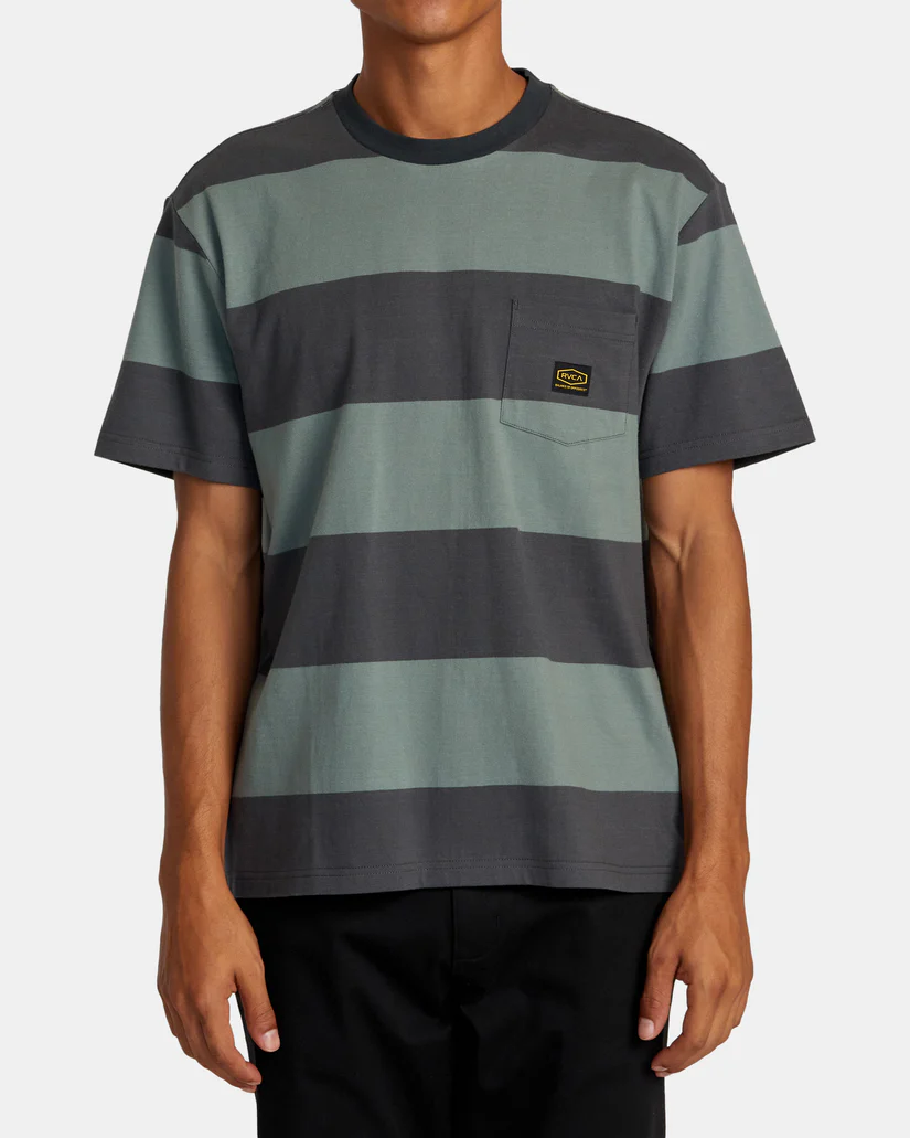 RVCA Dayshift Stripe Tee - People Skate and Snowboard