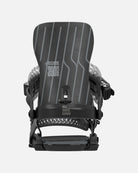 Rome 390 Boss AW snowboard bindings in black, close-up view