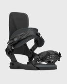 Rome Katana AW black snowboard bindings, side view
