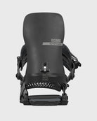 Rome Katana AW snowboard bindings in black, angled side view