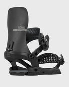 Rome Katana AW snowboard bindings in black, men's snowboarding hardgoods gear