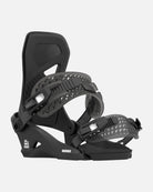 Rome Trace HW snowboard bindings in black, view 2