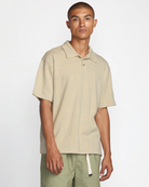 RVCA Leaf Lines Short Sleeve Polo - People Skate and Snowboard