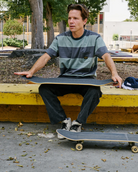 RVCA Dayshift Stripe Tee - People Skate and Snowboard