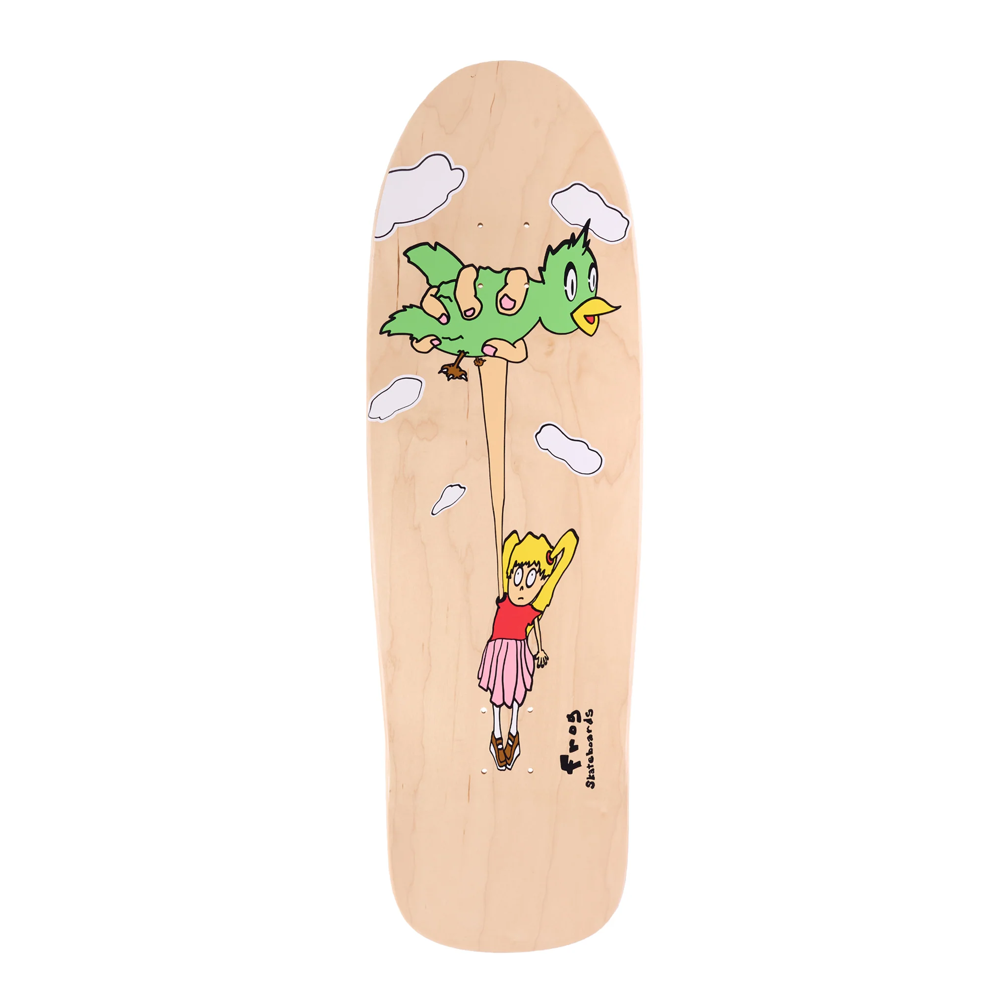 Frog Bird Girl Pat G Cruiser Deck 9.8" - People Skate and Snowboard