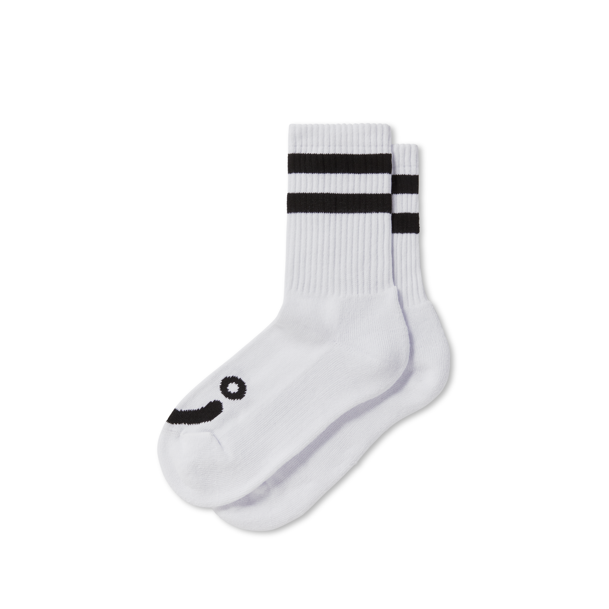 Polar Skate Co. Happy Sad Rib Socks - People Skate and Snowboard