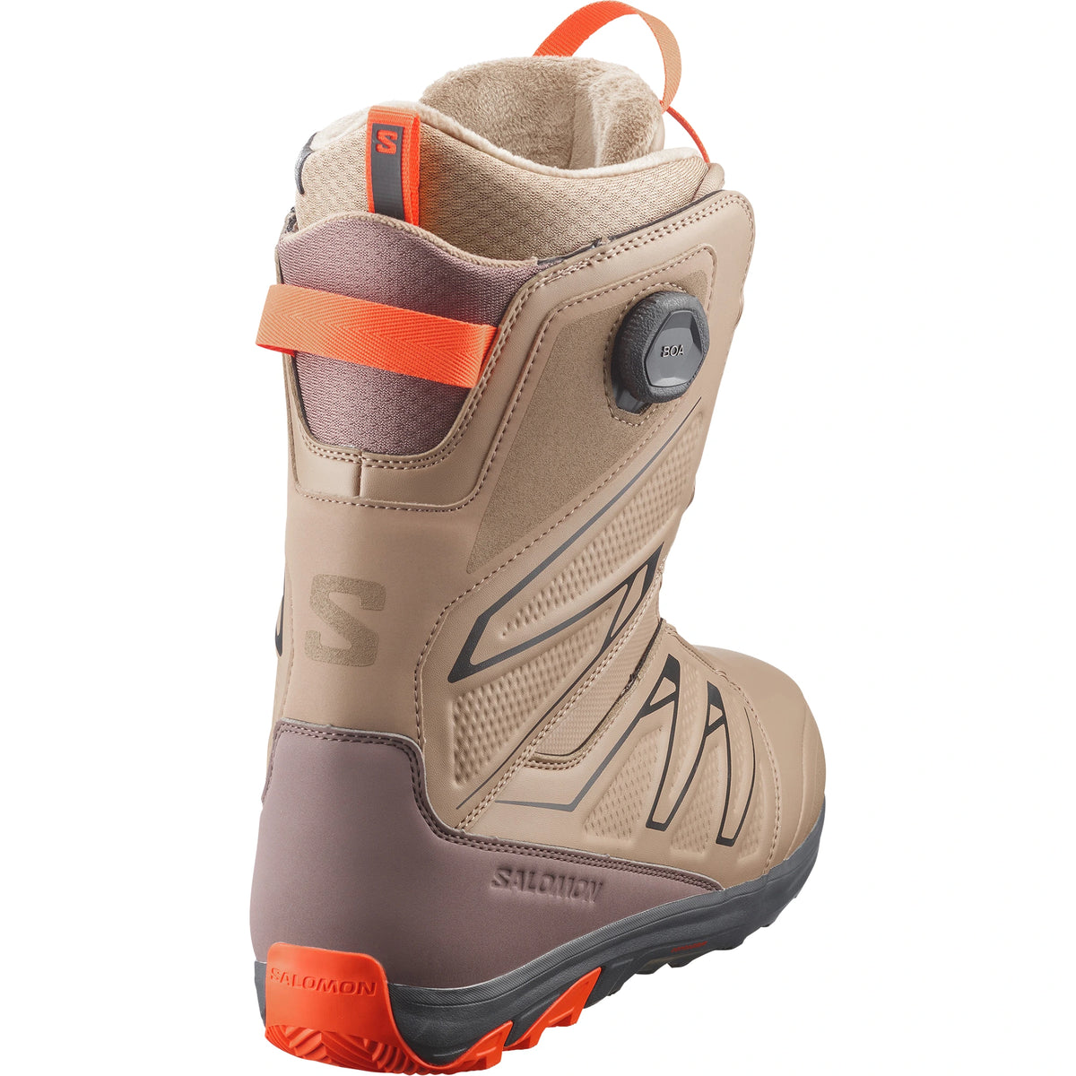 Salomon Launch BOA SJ BOA men's snowboard boots in kelp, side view