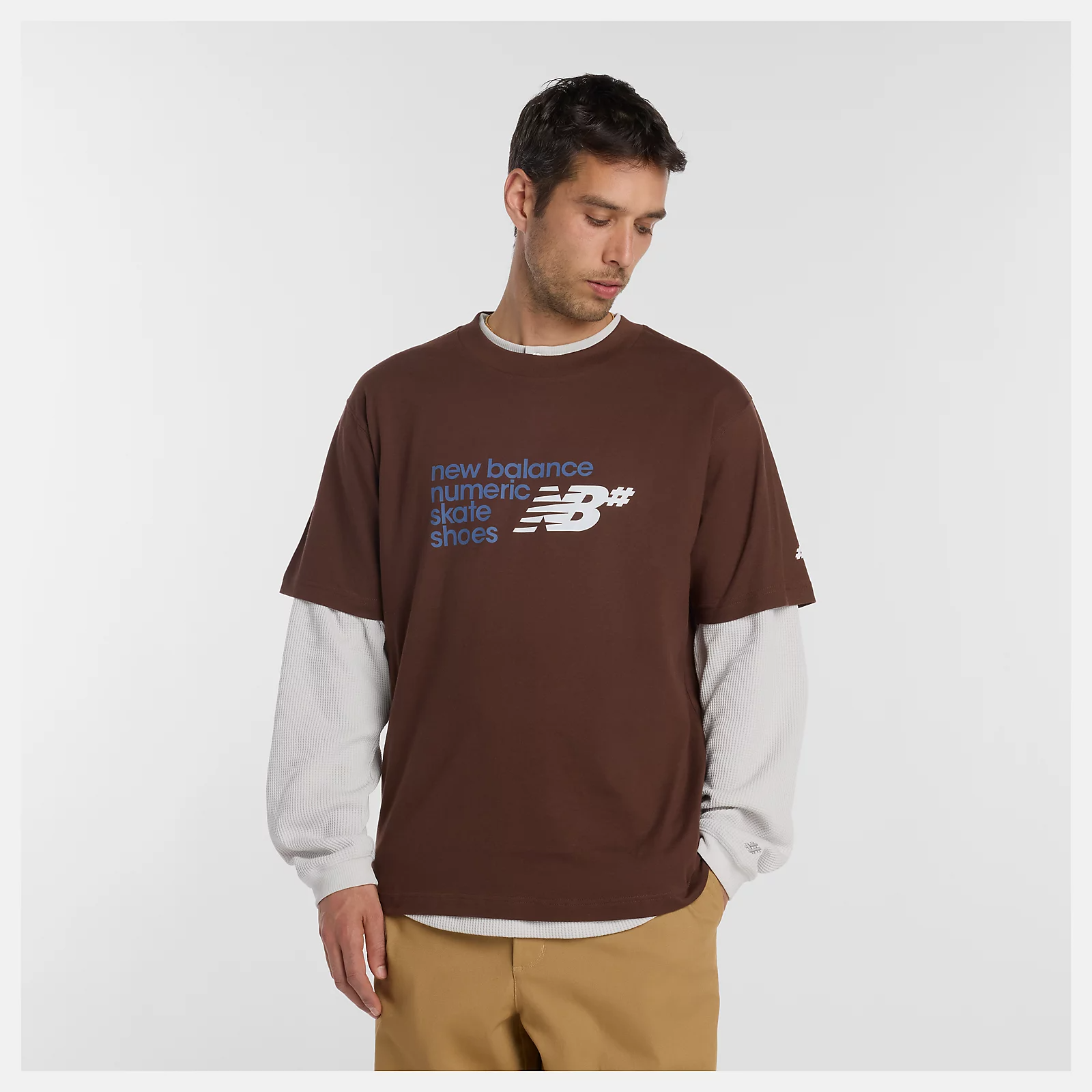 New Balance Numeric Stacked Graphic Tee - People Skate and Snowboard