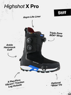 Burton Highshot X Pro Step On Snowboard Boots - People Skate and Snowboard