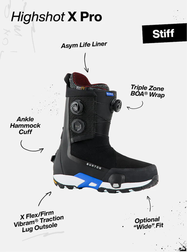 Burton Highshot X Pro Step On Snowboard Boots - People Skate and Snowboard