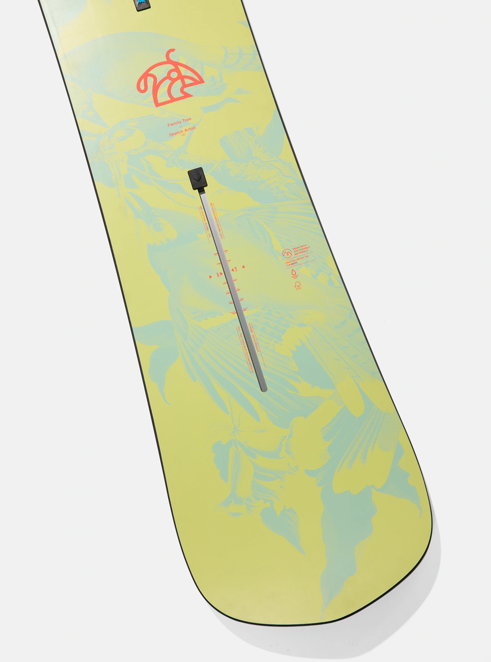 Burton Family Tree Sketch Artist Camber Snowboard 2026 - People Skate and Snowboard
