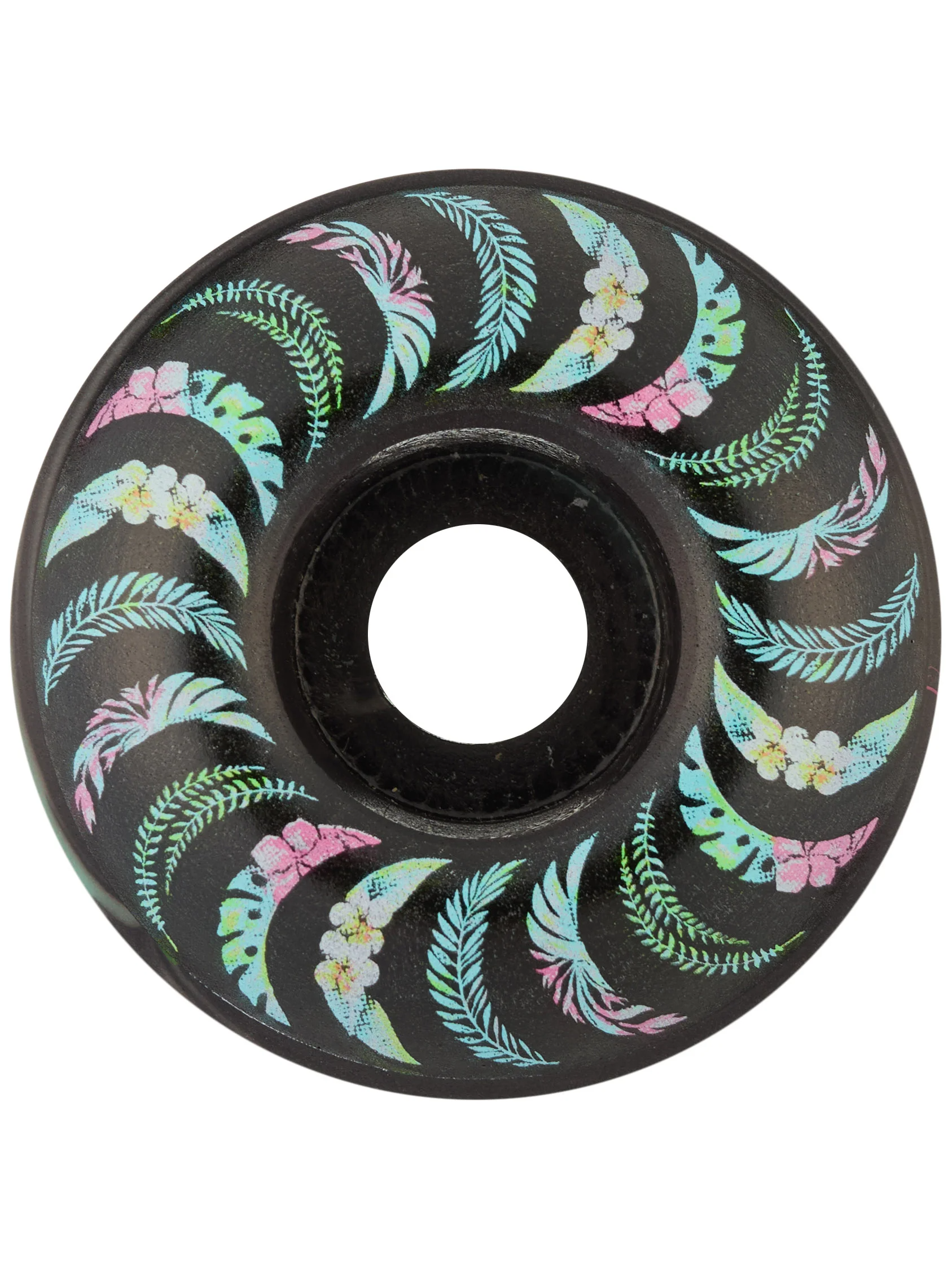Spitfire Formula Four Floral Classic 99a 53mm Swirl Skateboard Wheels - People Skate and Snowboard