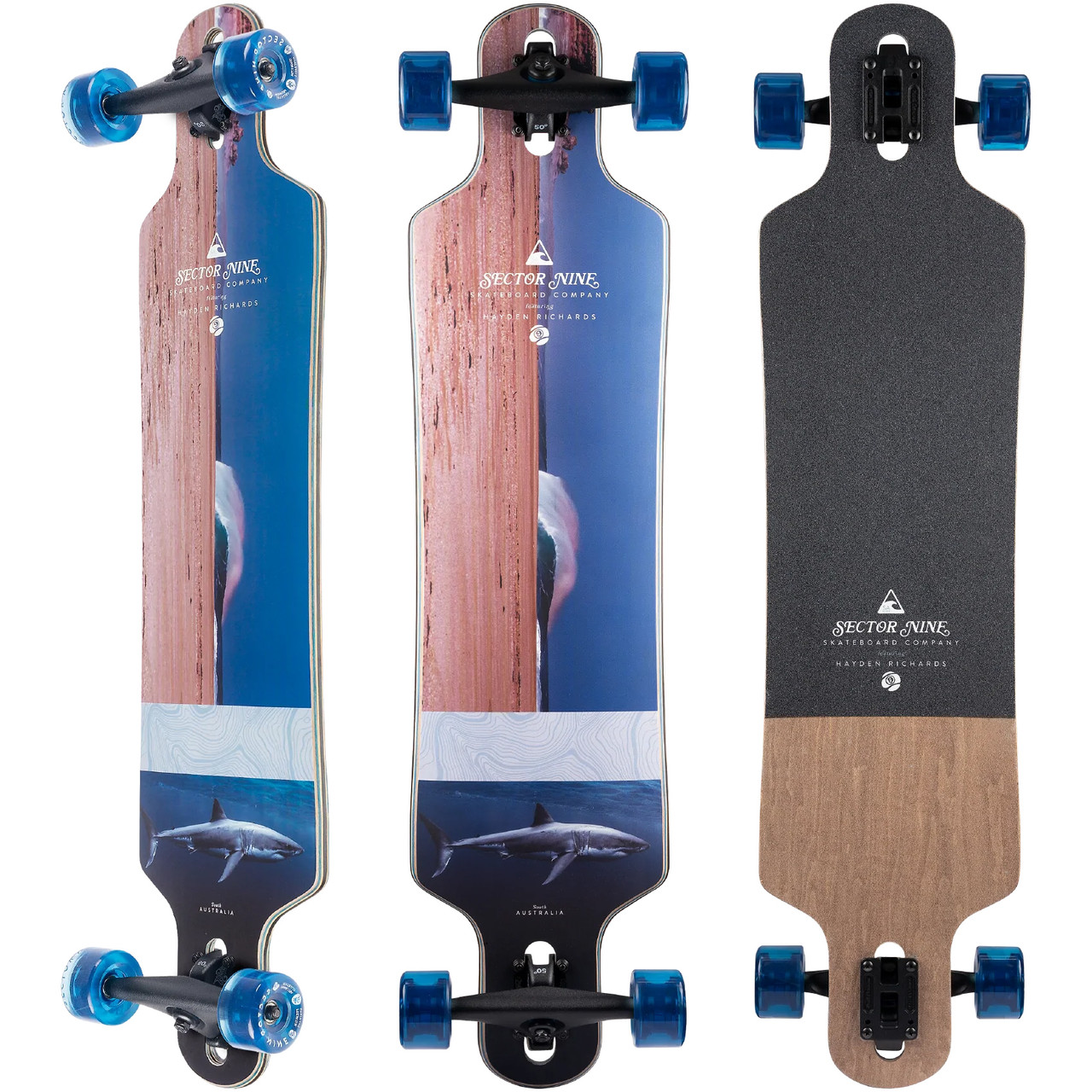 Sector 9 Meridian Rips Complete Longboard - People Skate and Snowboard