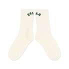 Polar Skate Co. College Logo Large Rib Socks - People Skate and Snowboard