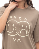 RVCA Womens Andrew Pommier Venn Diagram Baggie Tee - People Skate and Snowboard