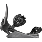 ThirtyTwo Basin FASE x Public snowboard bindings in black and gray, view 4