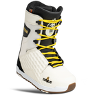 ThirtyTwo Lashed Fava men's snowboard boots in white, black and yellow, side view