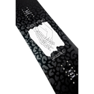 ThirtyTwo women’s Crucible snowboard, full board view with branded graphic design and snowboard bindings mounting area