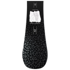 ThirtyTwo Women’s Crucible snowboard, full board view with graphic design and bindings