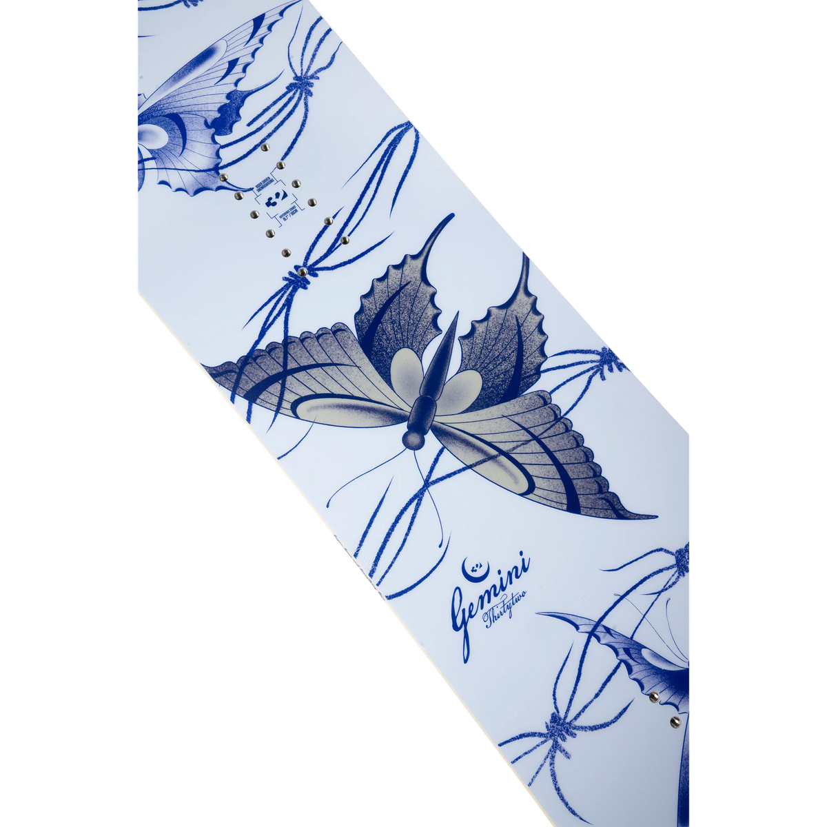 ThirtyTwo Women’s Gemini snowboard view 7, showing the board design and shape