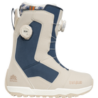 ThirtyTwo women’s STW Double BOA snowboard boots in tan and blue, side view