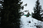 ThirtyTwo XXX Fava Pro snowboard lifestyle image showing the snowboard design and graphics