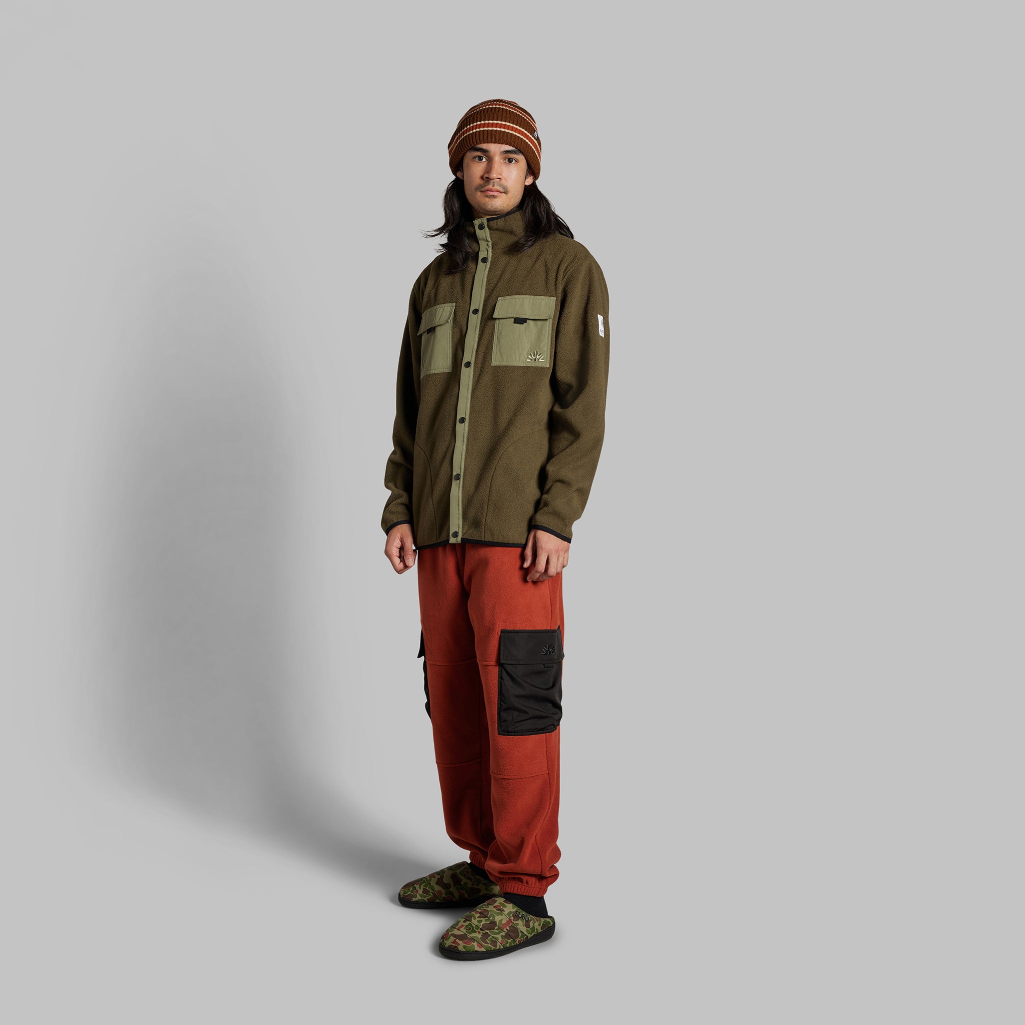 Autumn Scout Fleece size large - People Skate and Snowboard