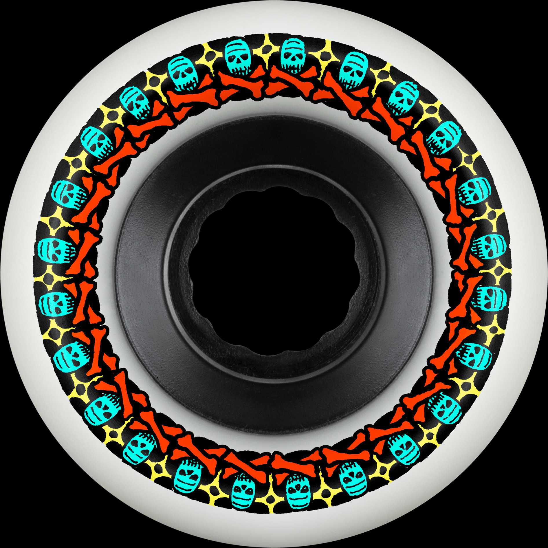 Bones ATF Rough Rider Skull & Bones Cruiser Skateboard Wheels 56mm - People Skate and Snowboard
