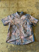 Altered Mood Bleached Tartan Short Sleeve Button Up Shirt Xlarge - People Skate and Snowboard