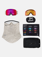 Anon M5 Flat Toric Goggles + Bonus Lens + MFI Face Mask - People Skate and Snowboard