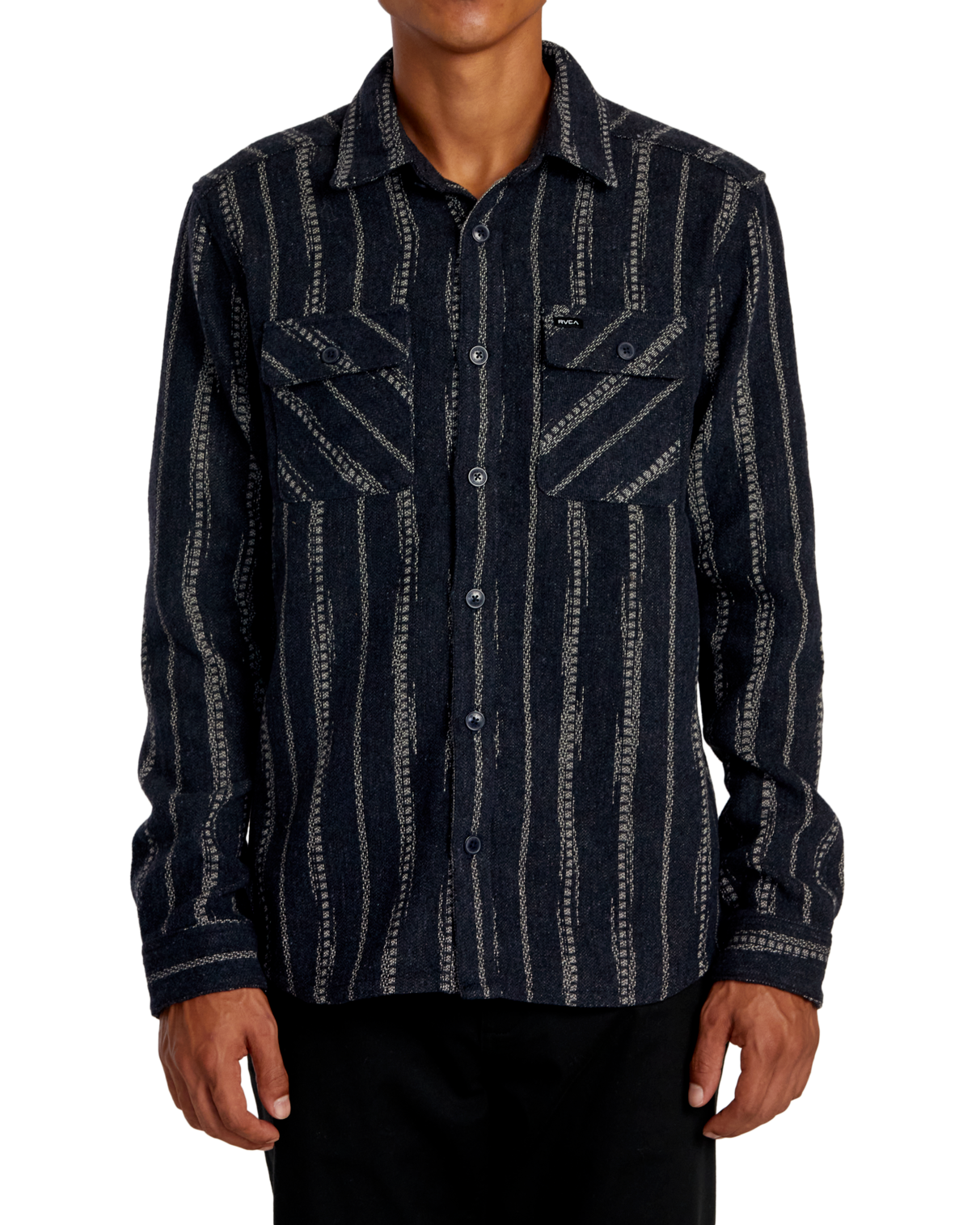 RVCA Blanket Long Sleeve Shirt - People Skate and Snowboard