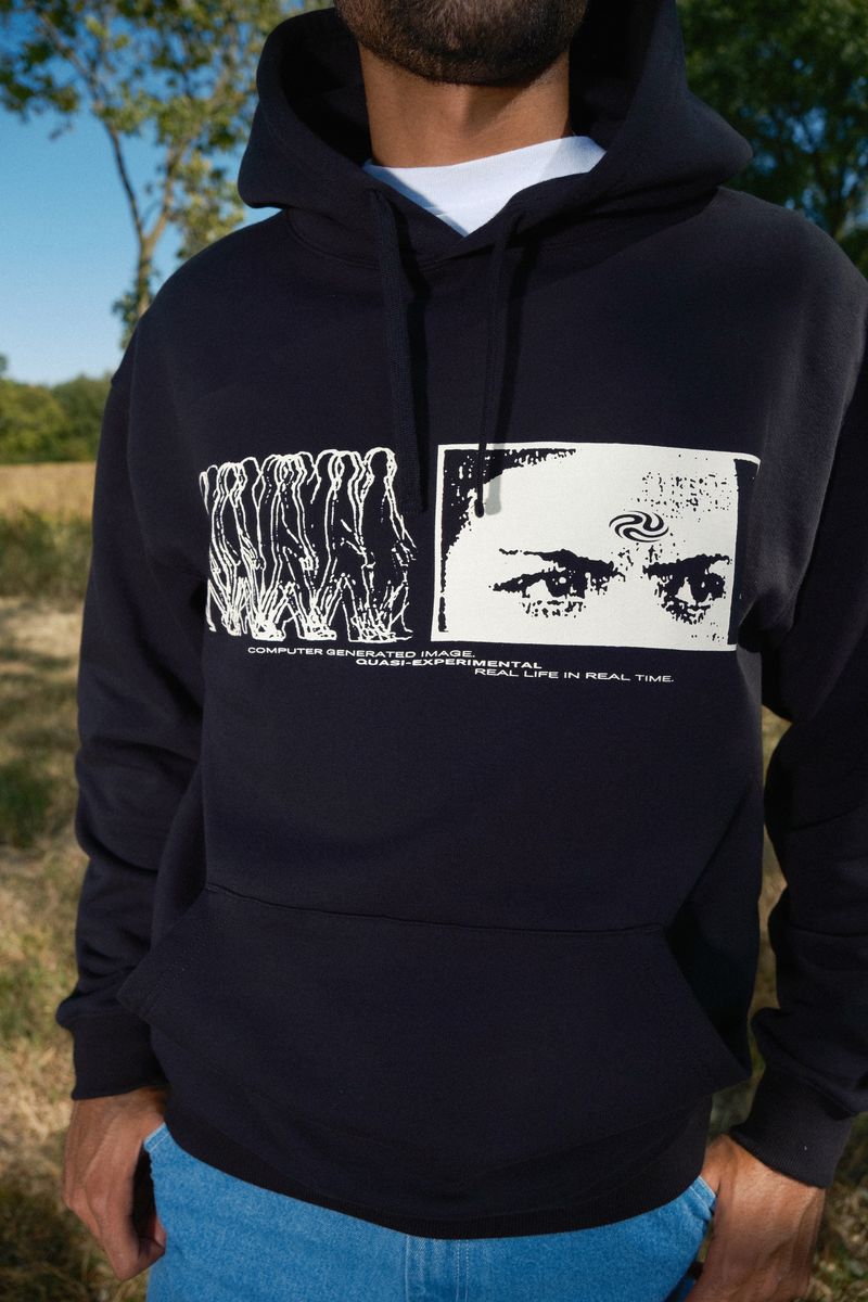 Quasi CGI Hoodie - People Skate and Snowboard