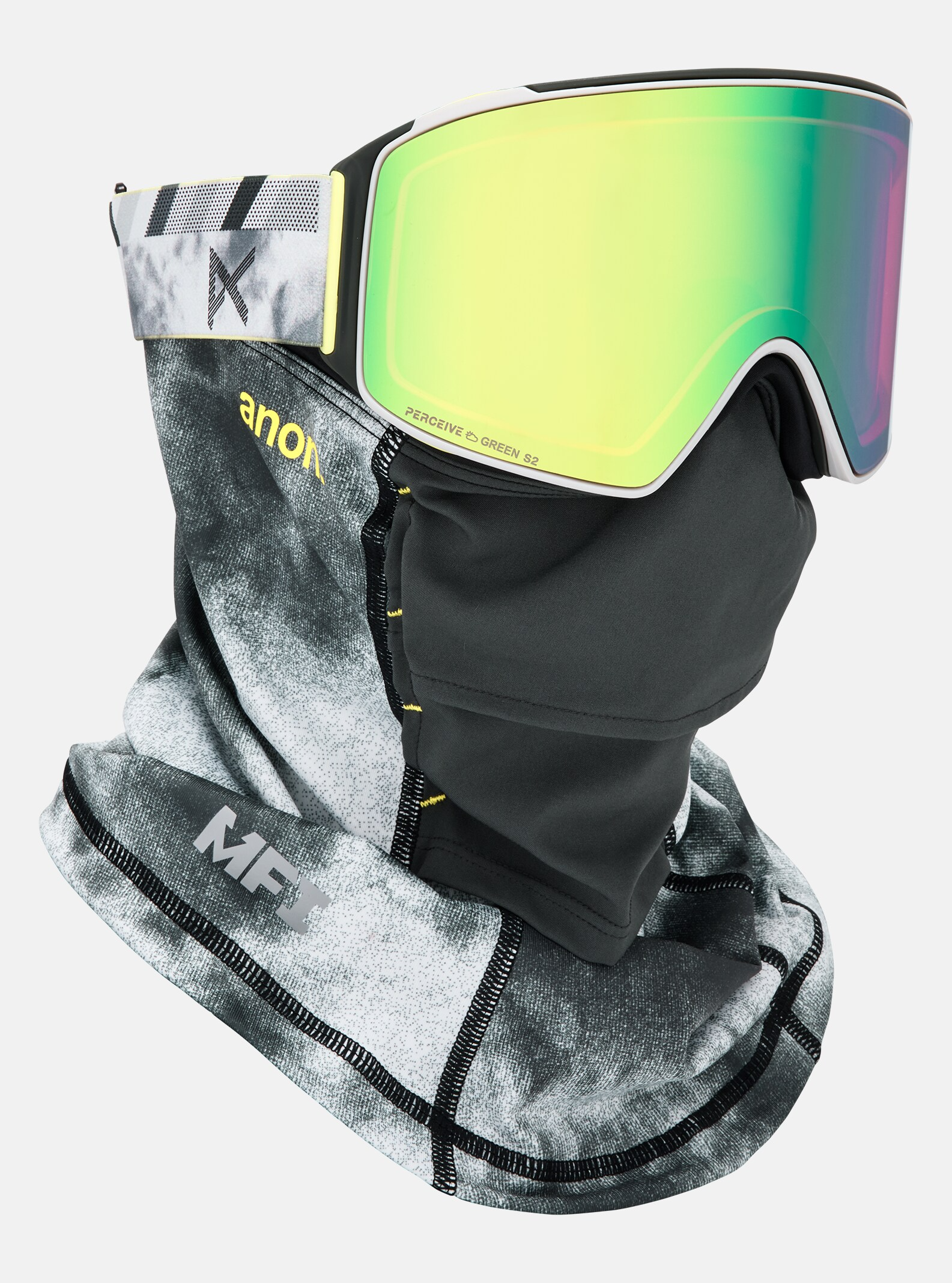Anon M4 Cylindrical Goggles + Bonus Lens + MFI Face Mask - People Skate and Snowboard