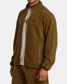 RVCA VA Essential Micro Fleece Zip Up - People Skate and Snowboard