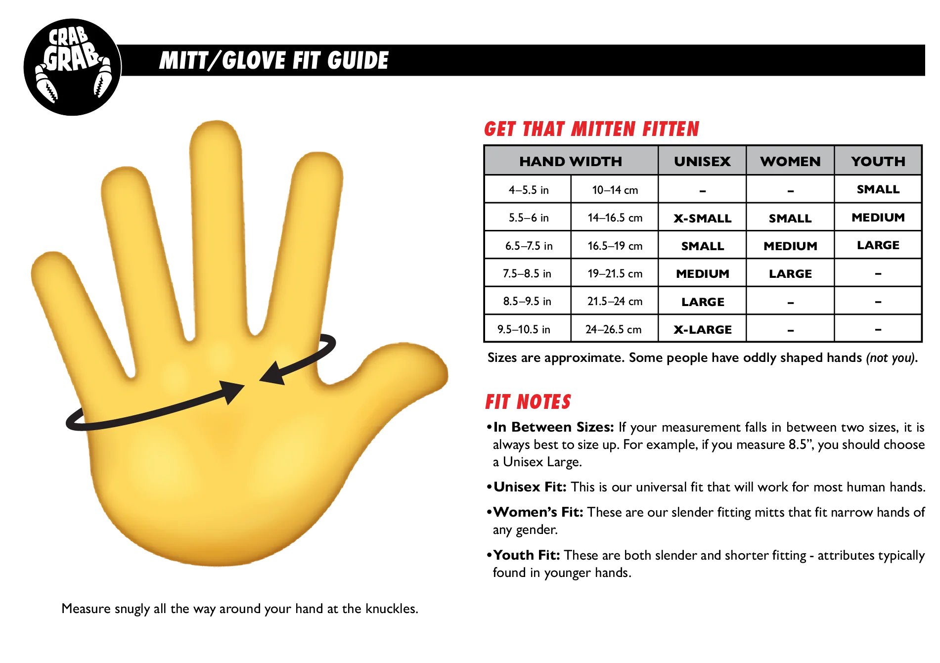 Crab Grab Slap Mitt Snowboard Mitten - People Skate and Snowboard