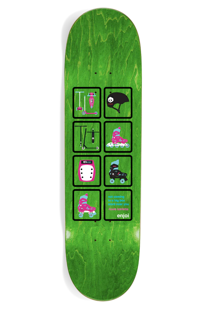 Enjoi Big Box Plastic Spectrum R7 Skate Deck 8.25" - People Skate and Snowboard
