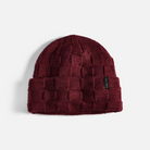 Autumn Checker Knit Wool Beanie - People Skate and Snowboard