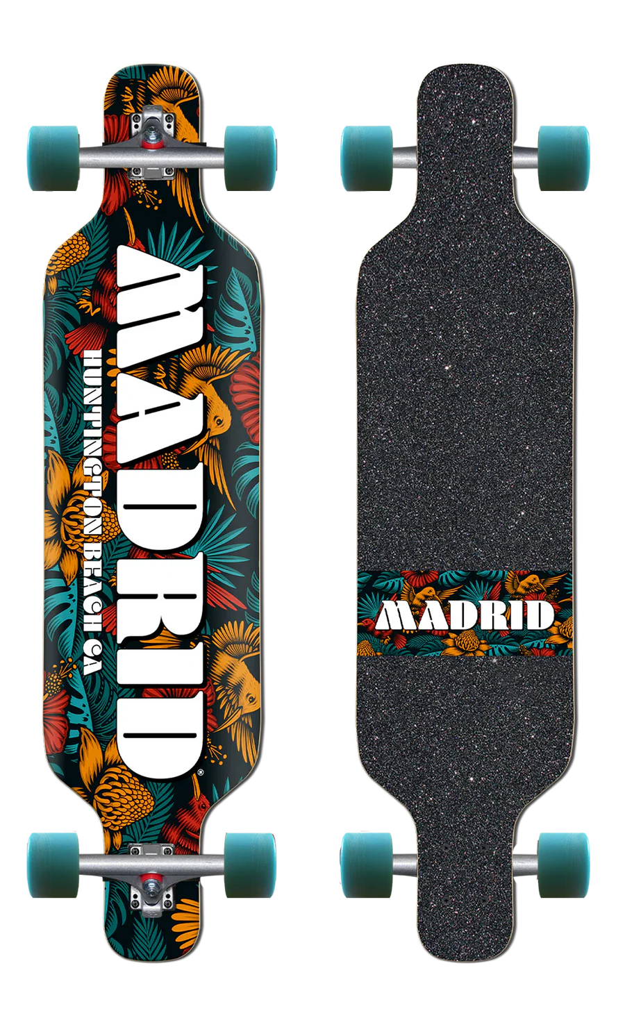 Madrid Tropics Top Mount Complete Longboard 9.62" x 40" - People Skate and Snowboard