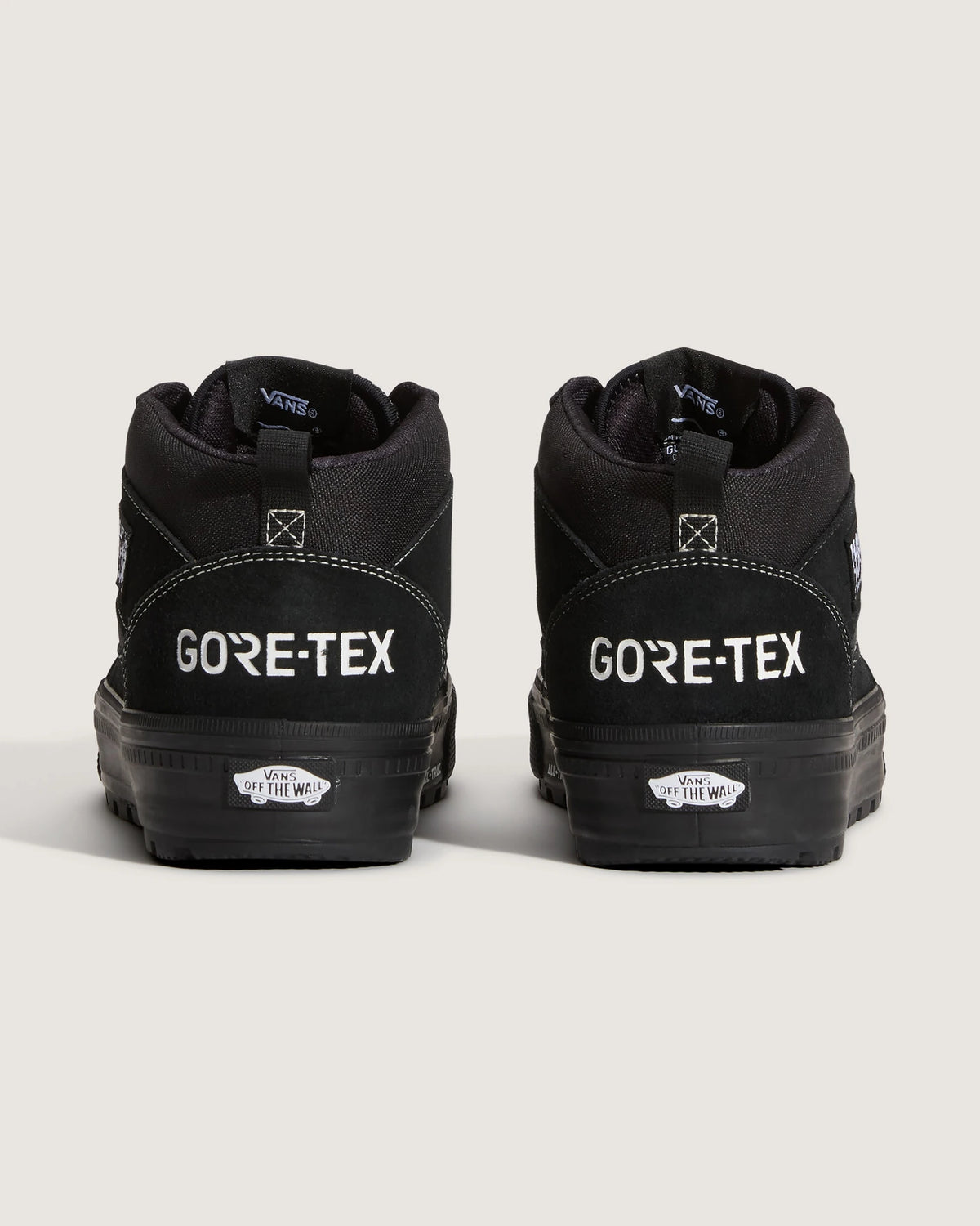 Vans Half Cab GORE-TEX insulated shoes in black and black, side view
