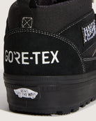 Vans Half Cab GORE-TEX insulated men's shoes in black and black, side view
