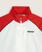 vans kingvale 2l shell jacket racing red collar detail