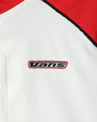 vans kingvale 2l shell jacket racing red logo detail