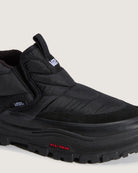 Vans Mid-Slip Puff Shoes - Black / Black - upper detail
