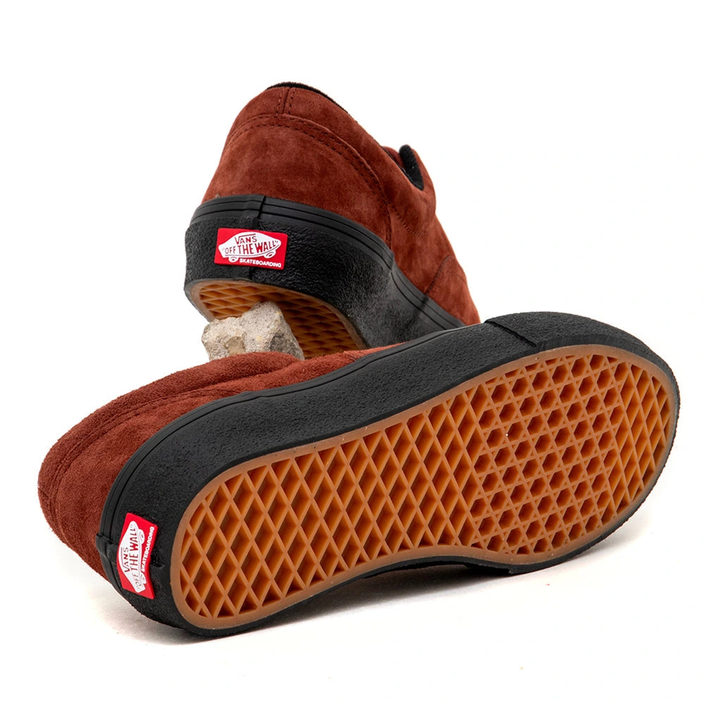 vans skate era black rust outsole