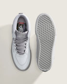 vans skate half cab atiba light gray top and outsole