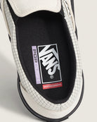 vans skate slip on ripstop turtledove white black insole detail